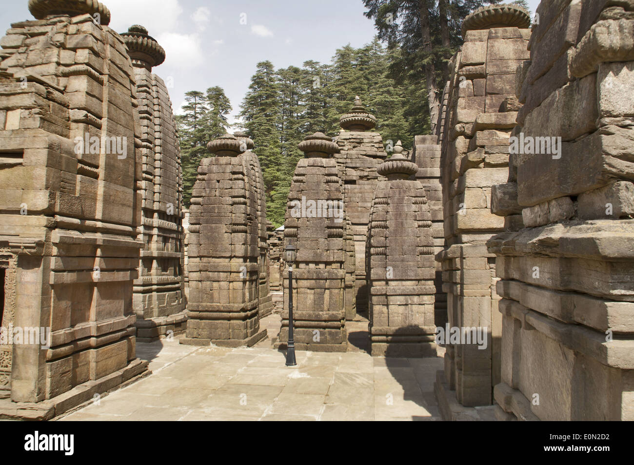 Zieht Tempel, Almora Bezirk, Uttarakhand, Indien Stockfoto