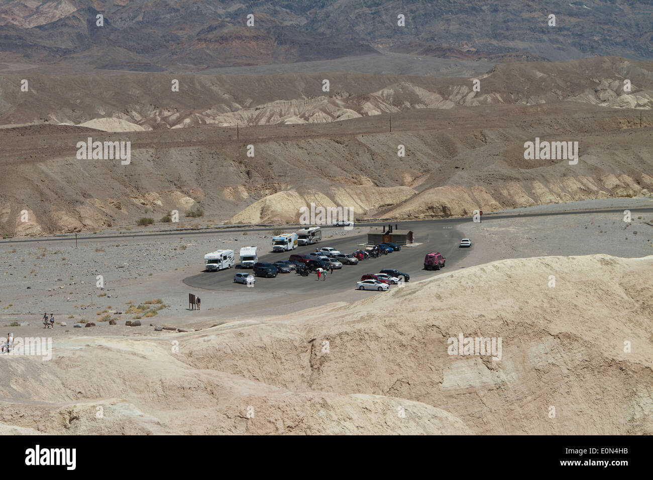 Zabriskie Point Death Valley Nationalpark. benannt nach Christian Brevoort Zabriskie der Pacific Coast Borax Company Stockfoto