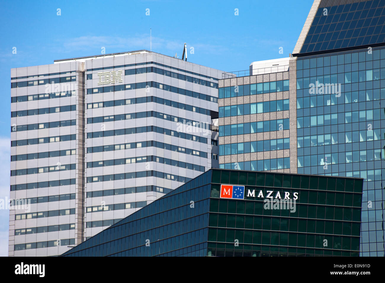 Descartes, Tour Europlaza Im La Défense, Paris, Frankreich - Tour Descartes, Tour Europlaza, Paris, Frankreich-Tour Stockfoto