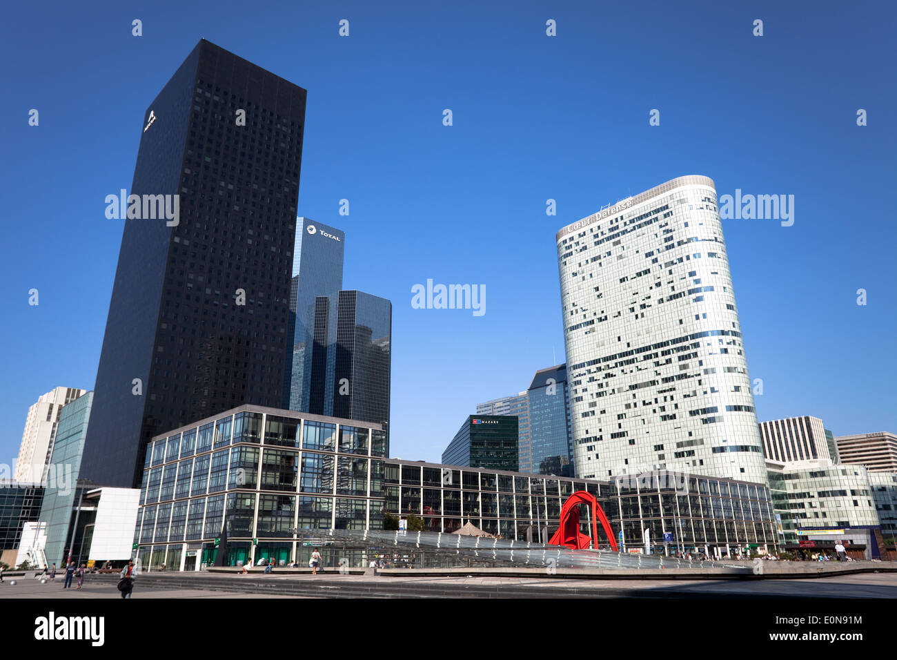 Hochhaeuser Im La Defense, Paris, Frankreich - Hochhäuser in La Défense, Paris, Frankreich Stockfoto