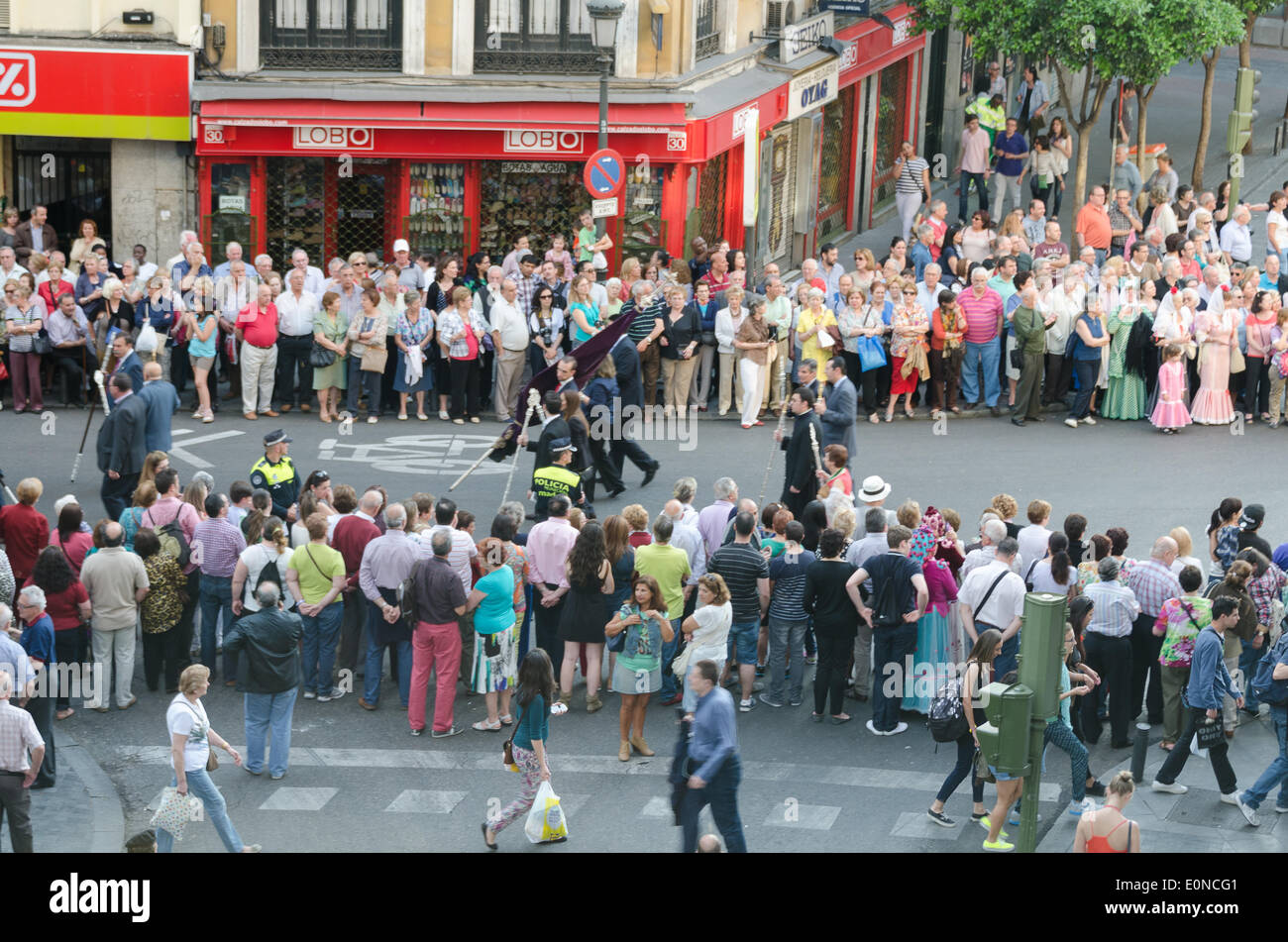 Fiesta de San Isidro in Madrid Stockfoto