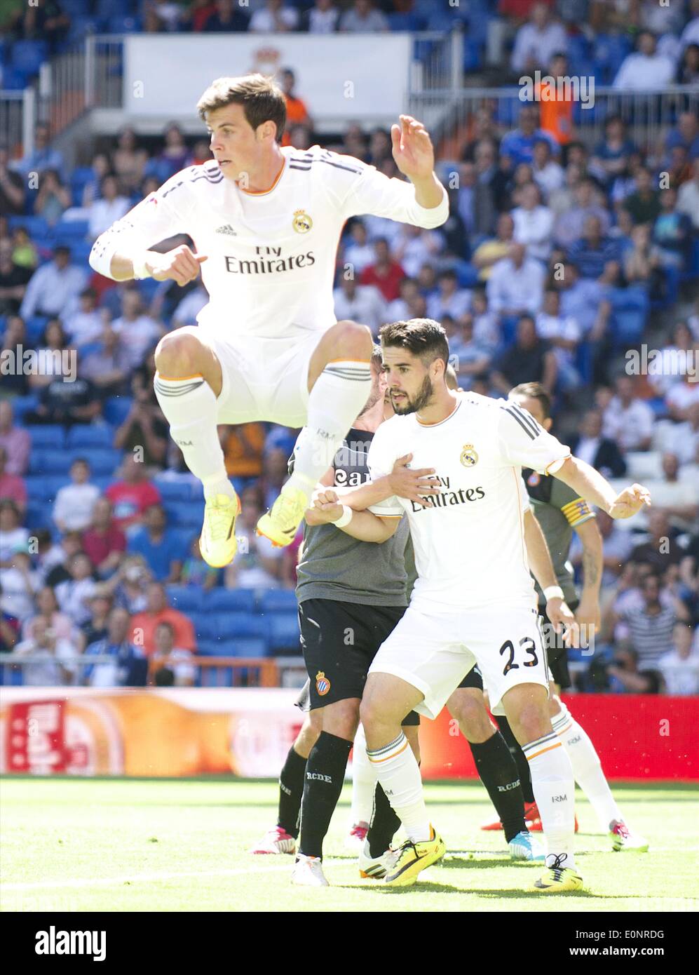 Madrid, Madrid, Spanien. 17. Mai 2014. Gareth Bale in Aktion bei Real Madrid V Espanol, La Liga-Fußball-Spiel im Santiago Bernabeu am 17. Mai 2014 in Madrid, Spanien-Credit: Jack Abuin/ZUMAPRESS.com/Alamy Live News Stockfoto