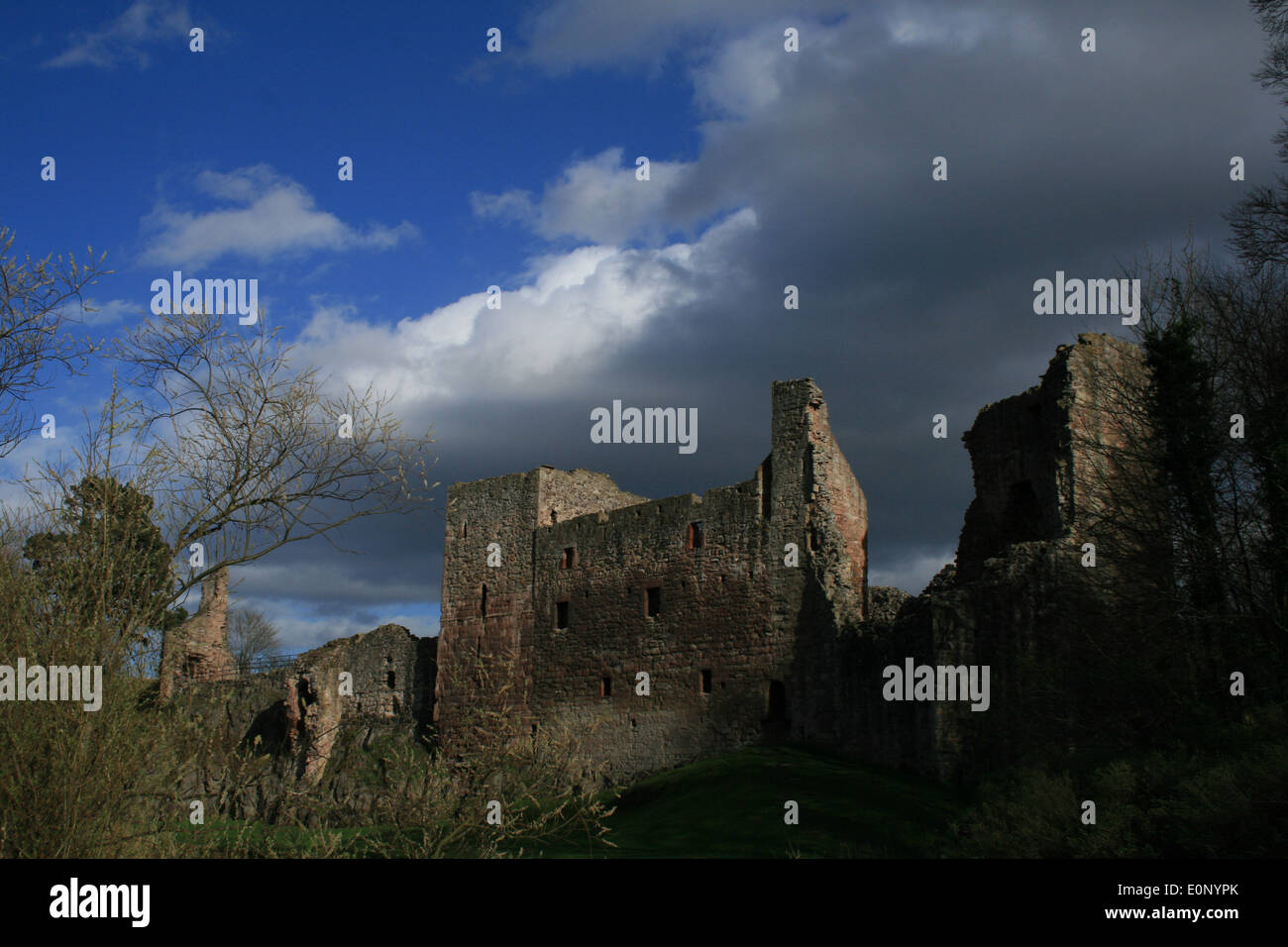 Hailes Burg Stockfoto