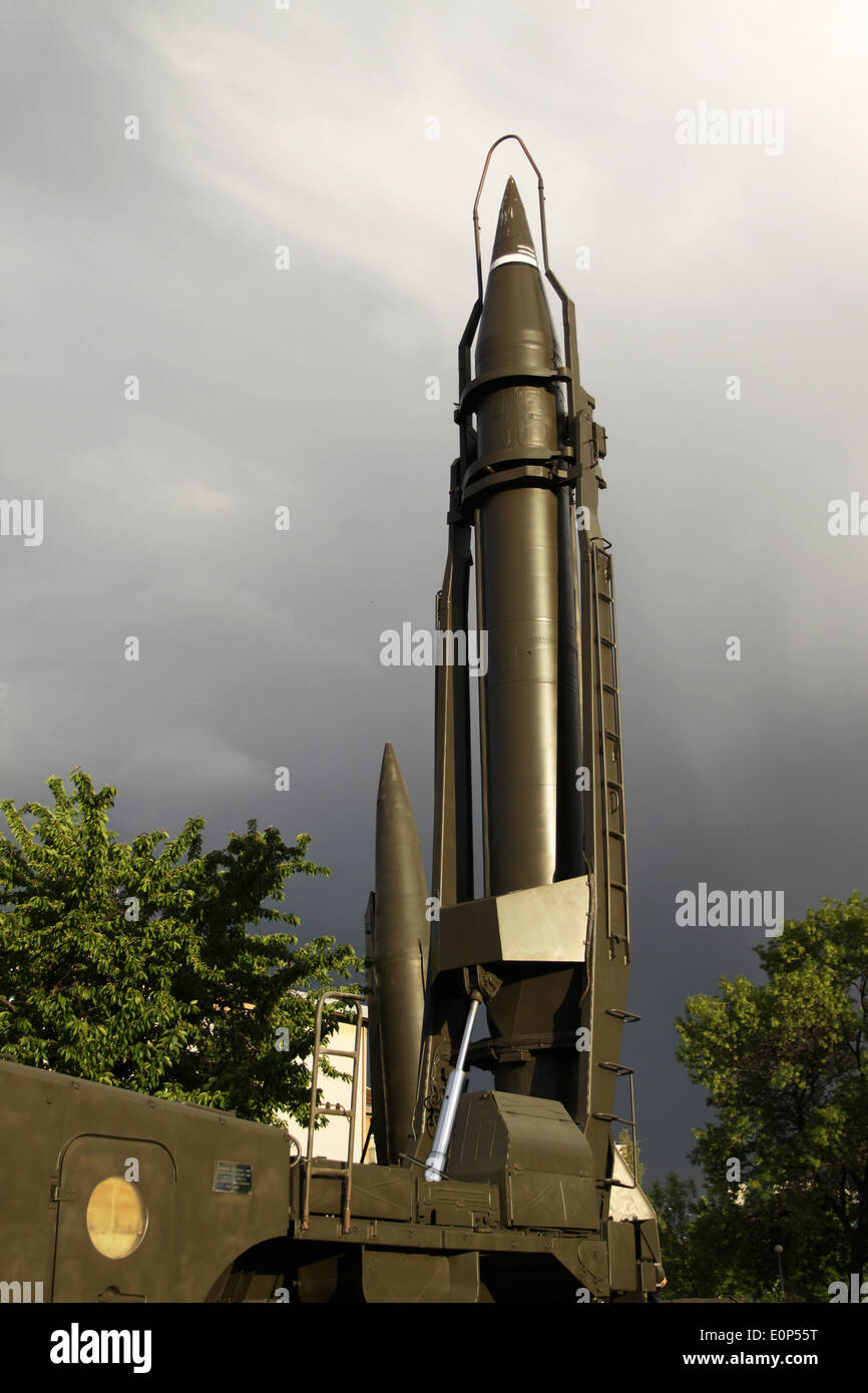 Sowjetischen ballistischen Raketen des 80-th. Stockfoto