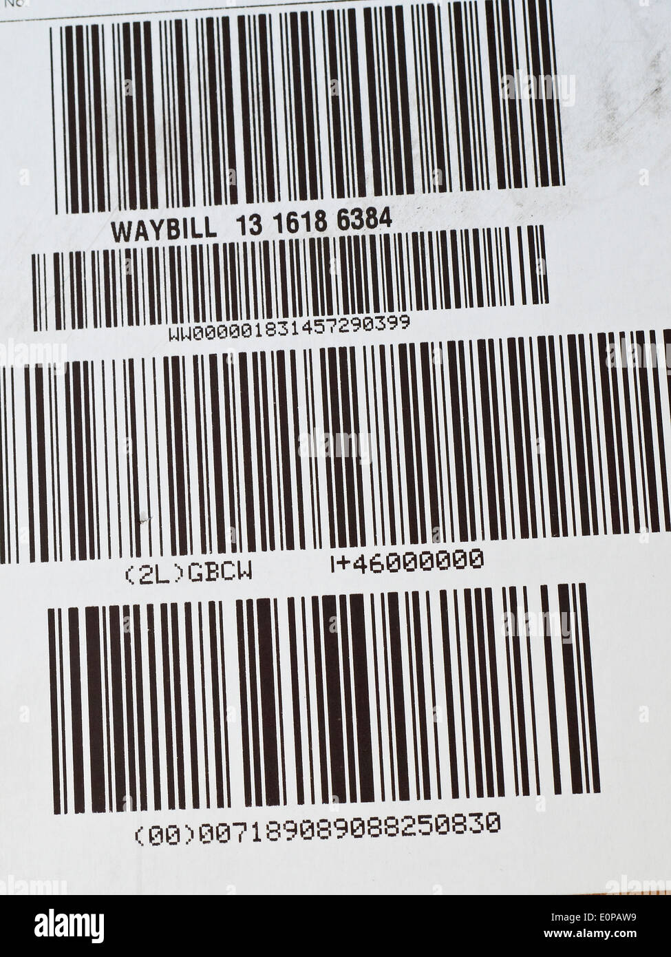 Barcode Stockfoto