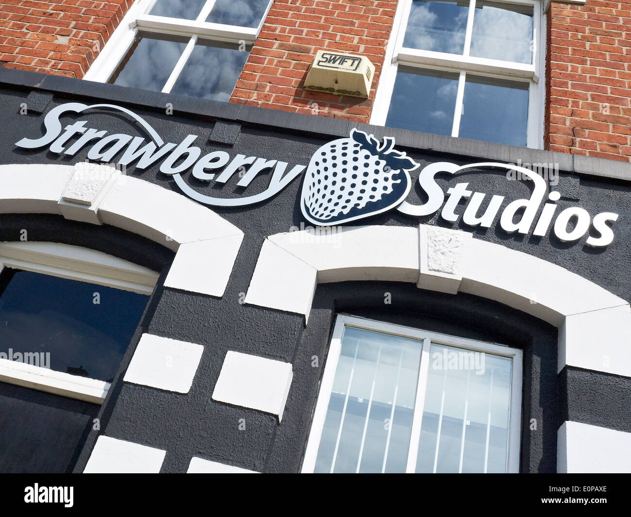 Erdbeer-Studios, ehemalige Wohnhaus des 10CC Tonstudio in Stockport Cheshire UK Stockfoto