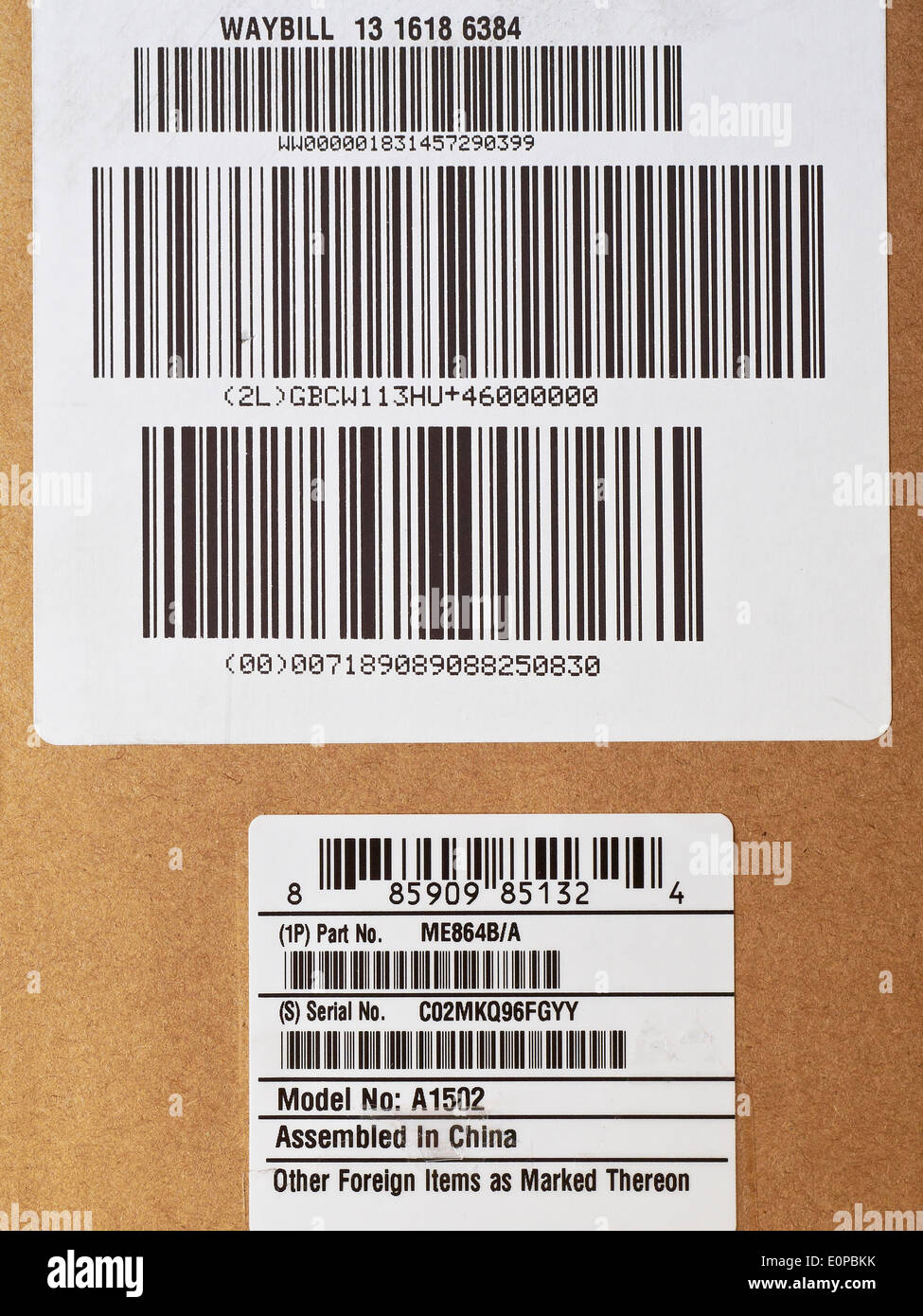 Barcode Stockfoto