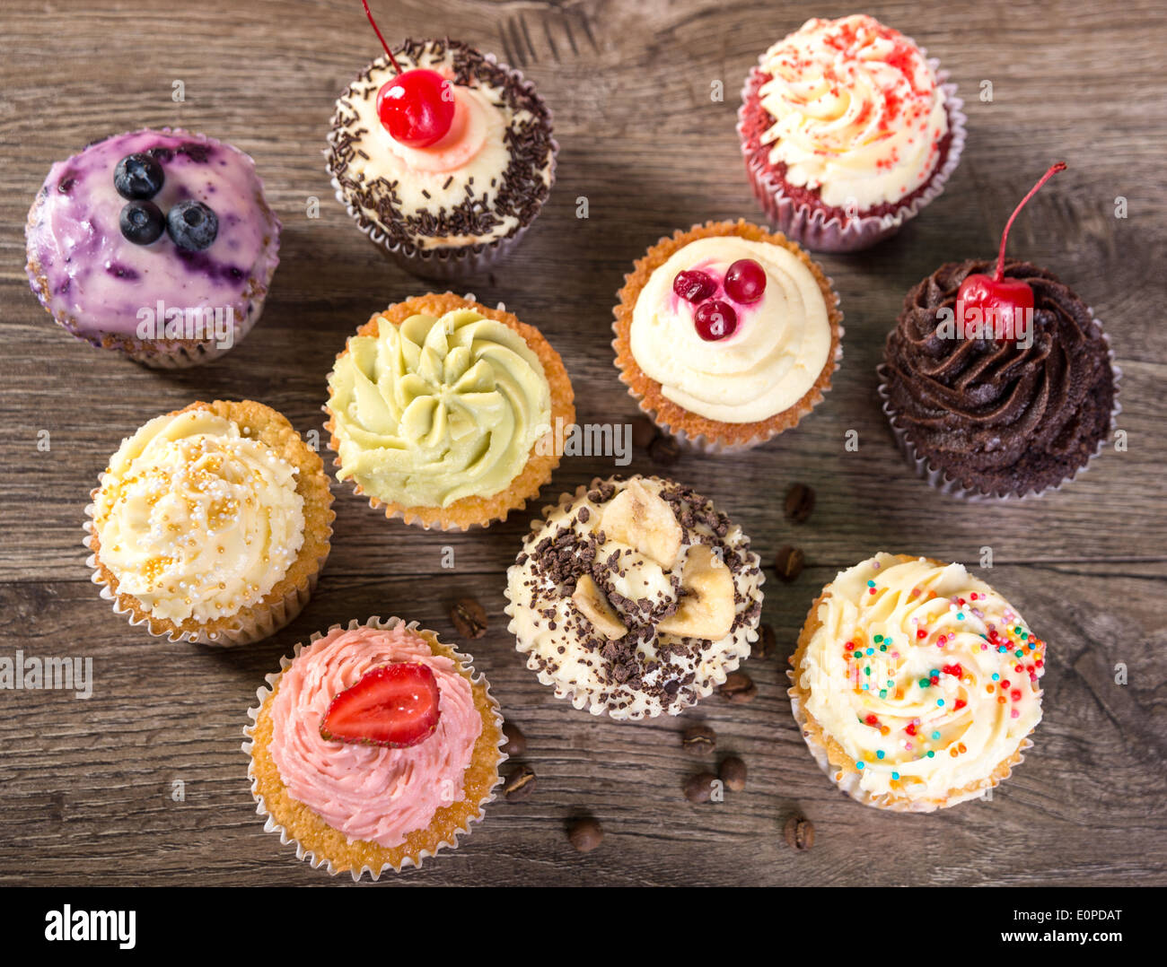 Cupcakes Stockfoto