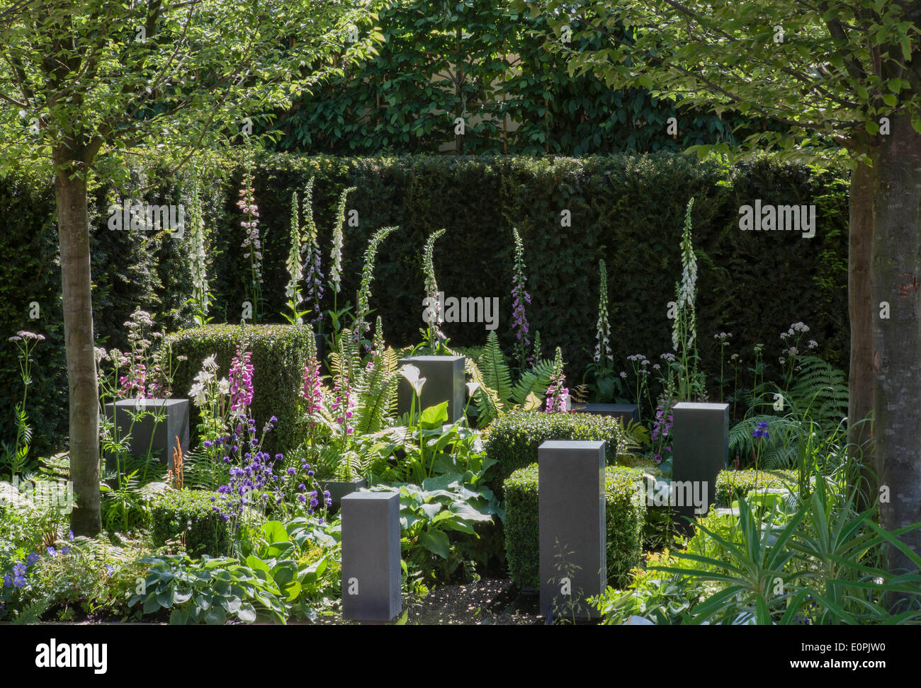 Chelsea, London, Großbritannien. 18. Mai 2014. RHS Chelsea Flower Show 2014 Hoffnung Am Horizont Designer Matt Keightley Sponsor David Brownlow Gemeinnützige Stiftung Credit: ein Garten/Alamy leben Nachrichten Stockfoto