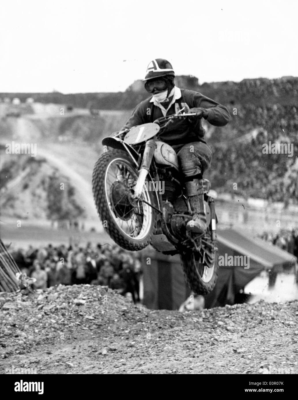Leslie Archer in der Grand Prix de France Stockfoto