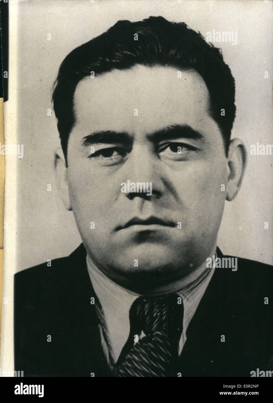 19. Dezember 1957 - Herr Nouritdine Moukhitdinov, kommunistische Partei Russlands Stockfoto