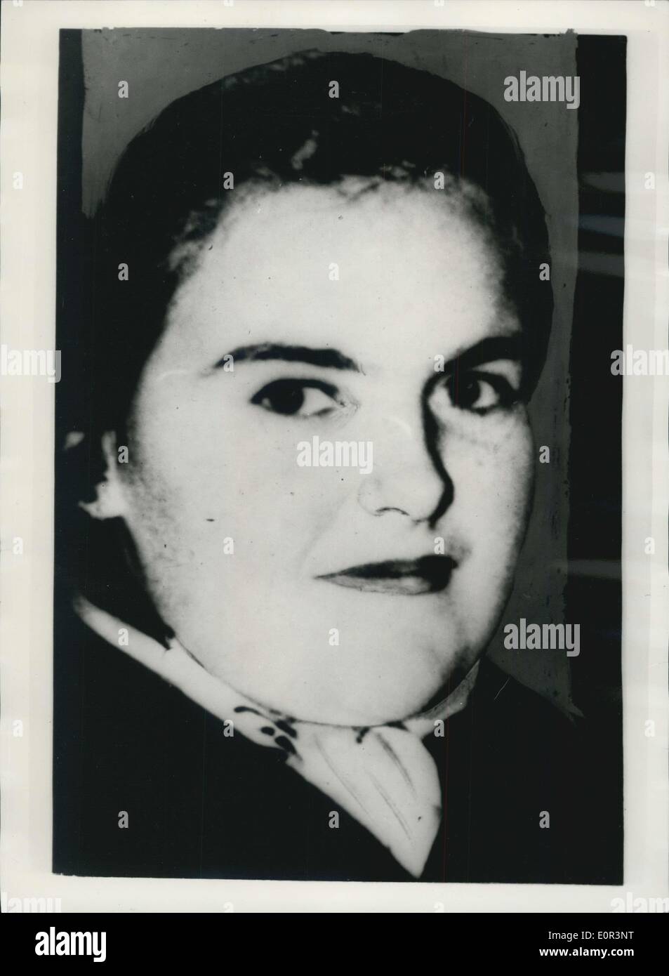 2. Januar 1958 100 Jagd verloren MädchenMannschaften der Polizei mit
