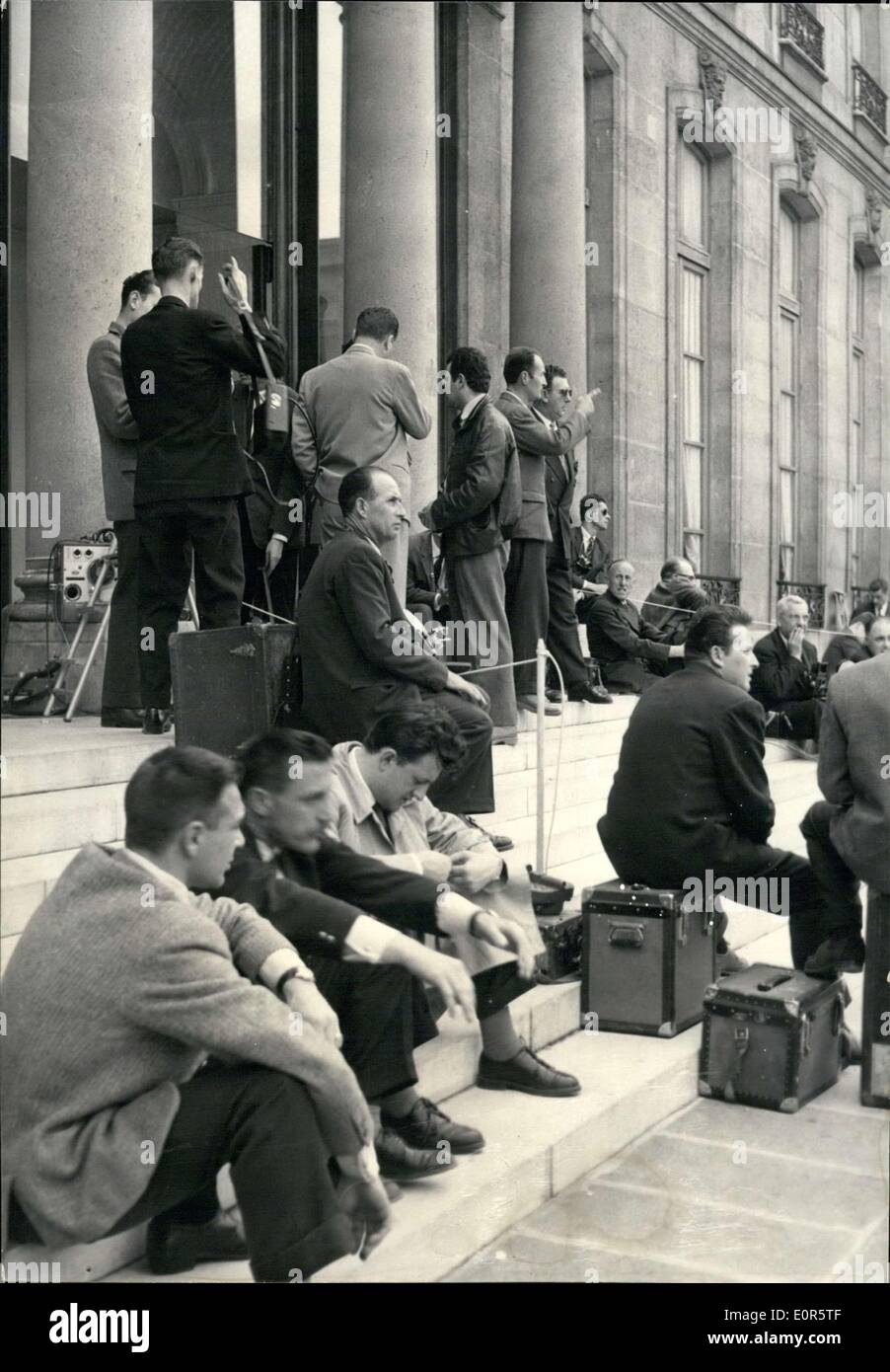 29. Mai 1958 - Elysees Palais Stockfoto