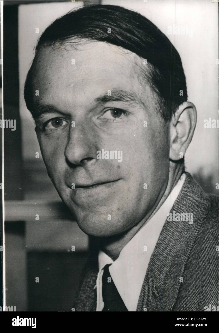 30. Oktober 1958 - Nobelpreis Sieger Sanger Portrait Stockfoto