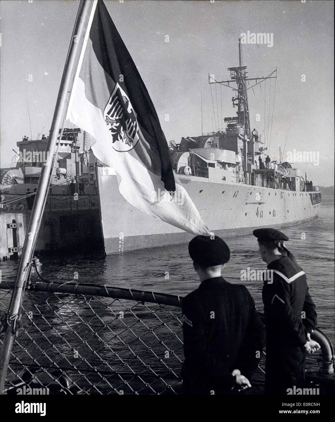 10. Januar 1959 ein neues Schiff für die deutsche Marine jetzt die