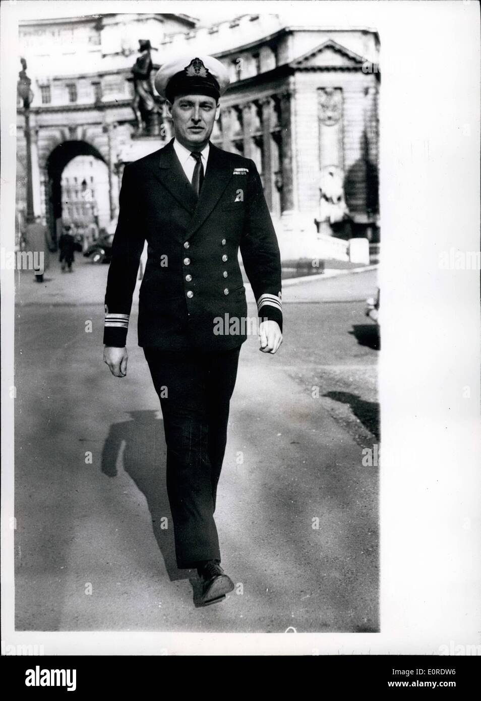 25. März 1959 - 25.03.59 er wird Befehlen BritainÃ ¢ Â'¬â "¢ s erste atomare u-Boot Ã ¢ Â'¬â €œ Leutenant Commander B.F.P. Samborne, Rn Stockfoto