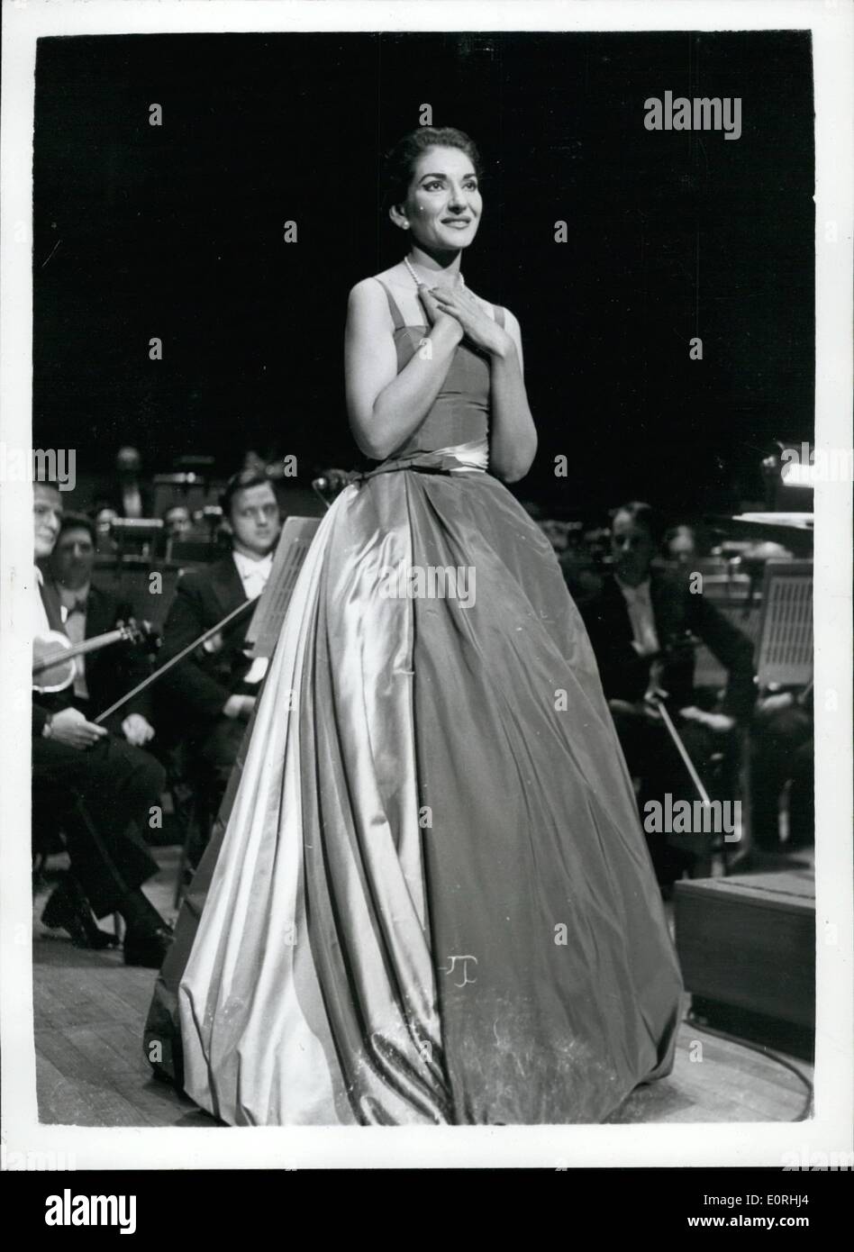 Sept. 09, 1959 - Maria Callas hat erfolgreiche Auftritte bei der Royal ...