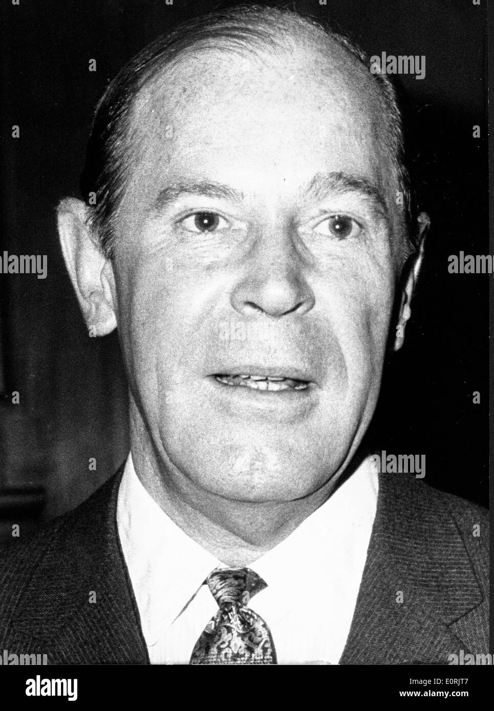Botschafter Walter Dowling in Berlin, Bürgermeister Willy Brandt zu besuchen Stockfoto