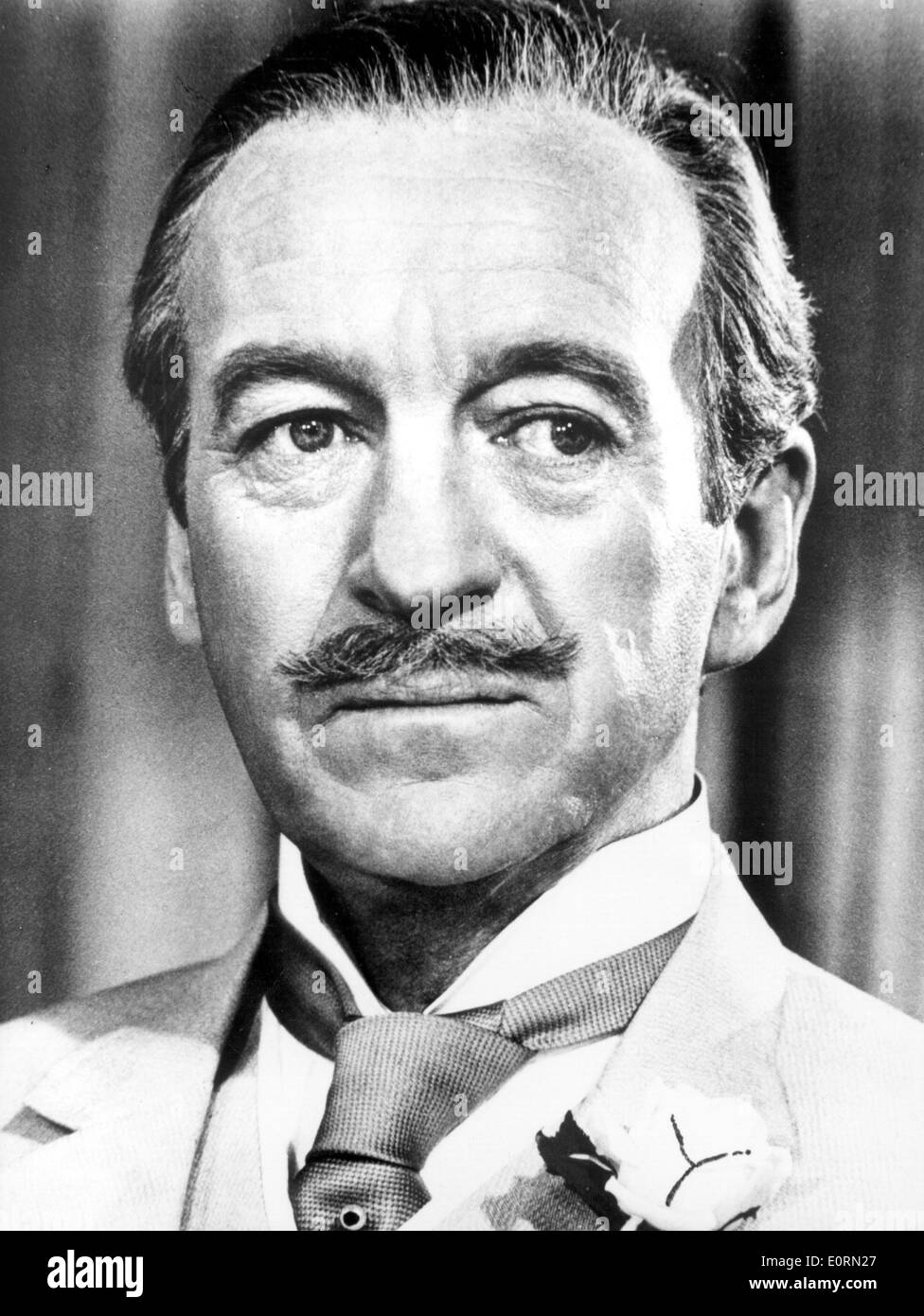 Nahaufnahme der Pink Panther Schauspieler David Niven Stockfoto