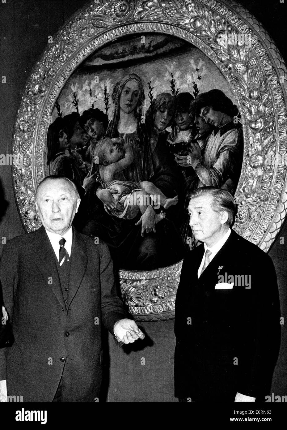 Konrad Adenauer in Berlin-Dhalem-Museum Stockfoto