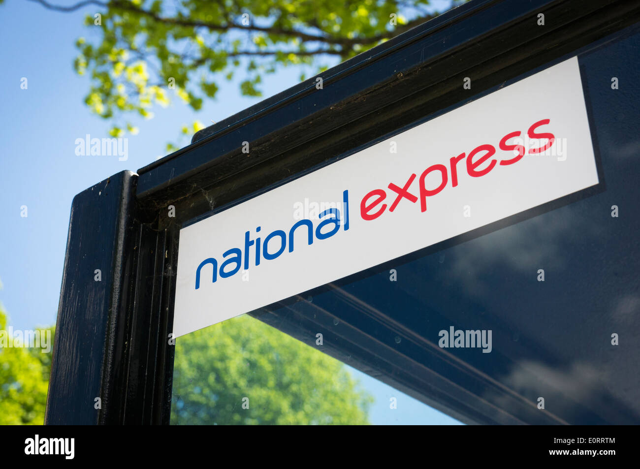 National Express-Busse-Logo, UK Stockfoto