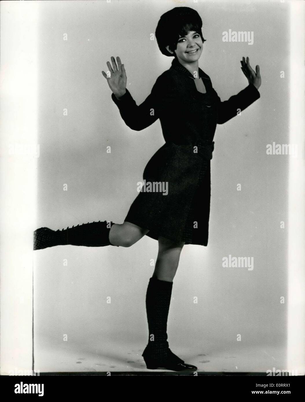 8. Mai 1960 - Pamela im neuen TV-Serie erscheinen: Pamela Franklin nennt man als aufgehender Stern Show um 16 Uhr sie busin Stockfoto