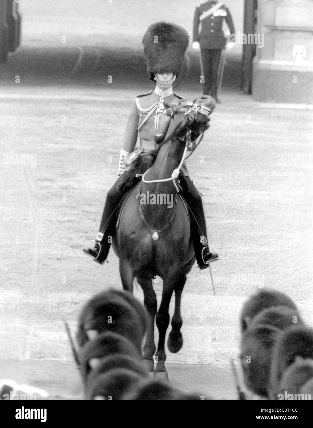 Prinz Philip während Trooping die Farbe Stockfoto
