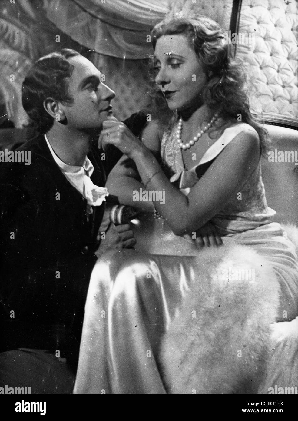 Schauspieler Pierre Fresnay und Yvonne Printemps Co-star Stockfoto