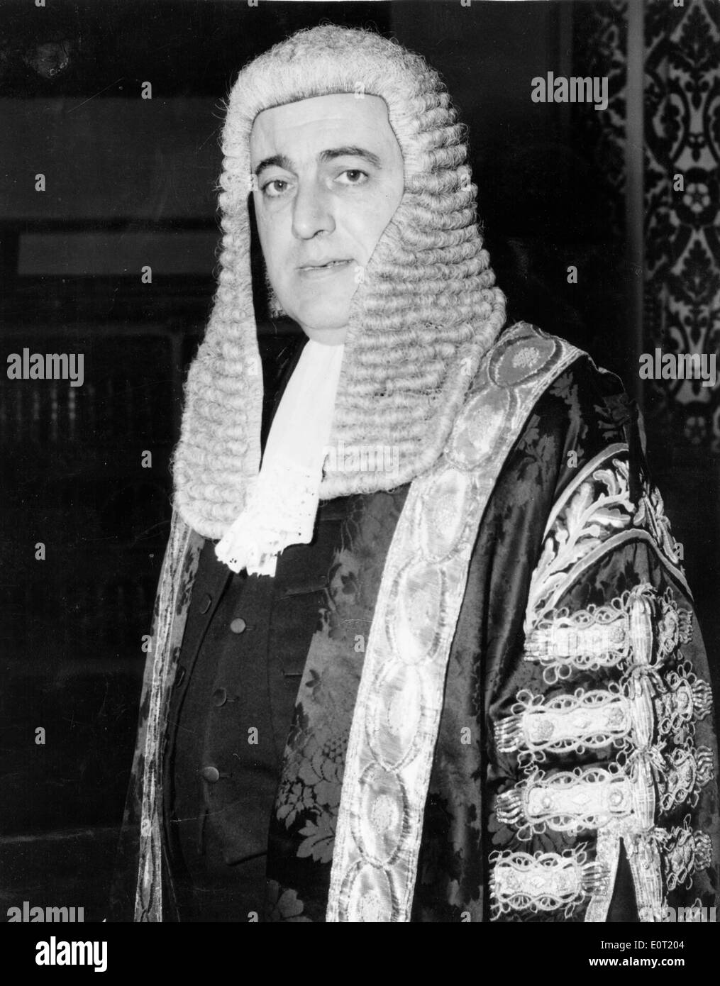 David Maxwell Fyfe im House Of Lords Stockfoto