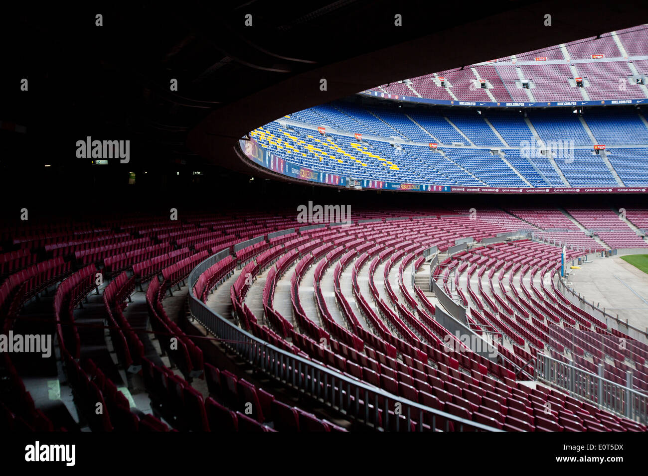 Fußball-Club Barcelona Stadion Stockfoto