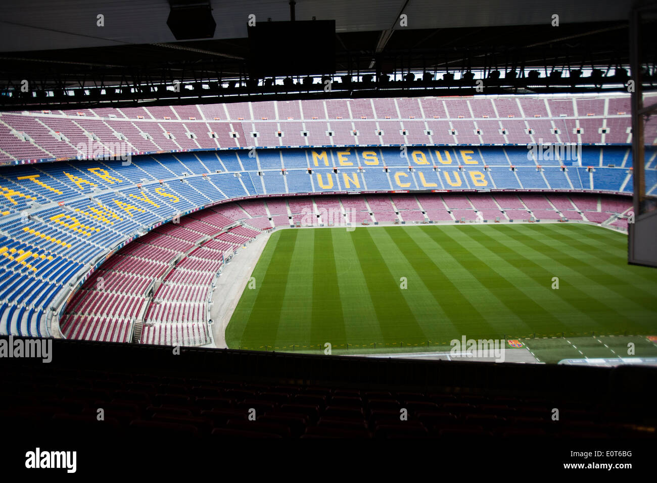 Fußball-Club Barcelona Stadion Stockfoto
