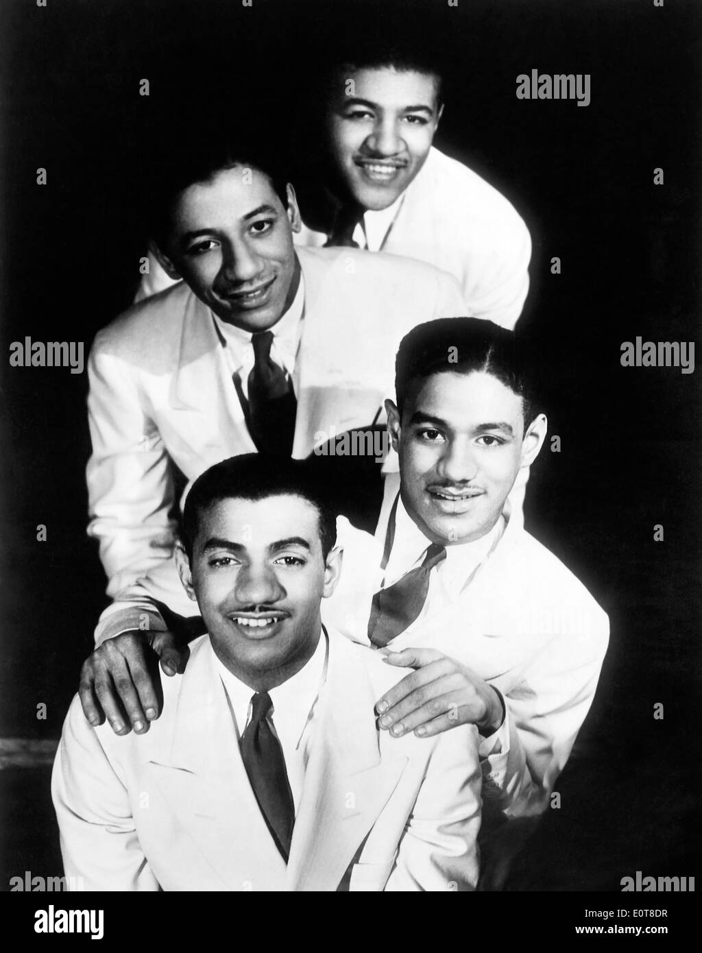 Die Mills Brothers, US-amerikanischer Jazz- und Pop Vokalquartett, Studioportrait um Mitte 1930 Stockfoto