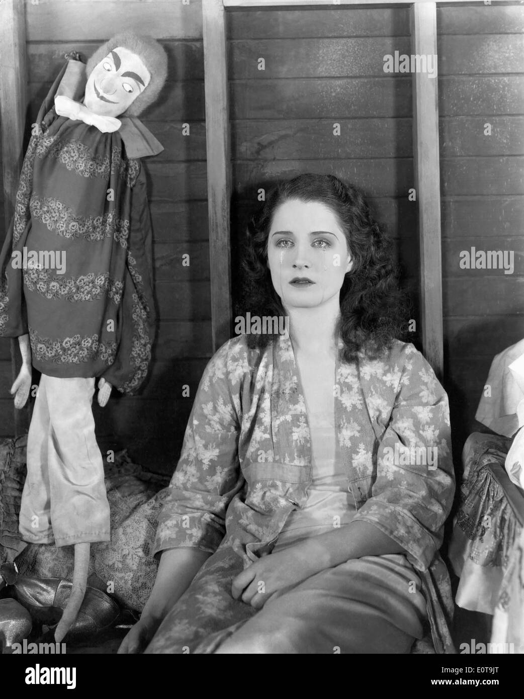 Norma Shearer, am Set des Stummfilms, "Des Teufels Circus", 1926 Stockfoto