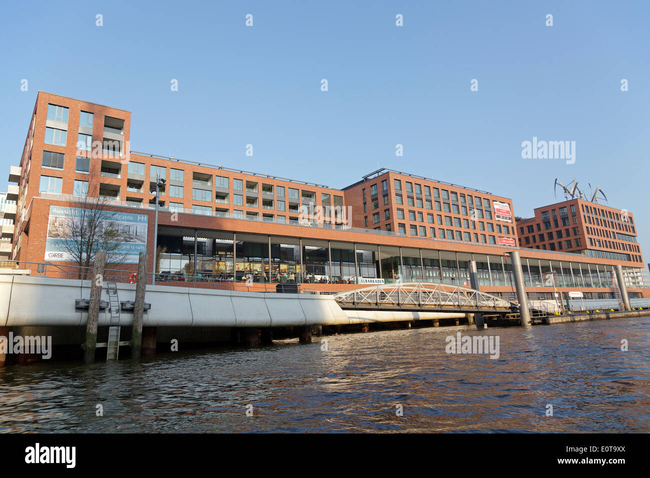 Elbarkaden, HafenCity, Hamburg, Deutschland Stockfoto