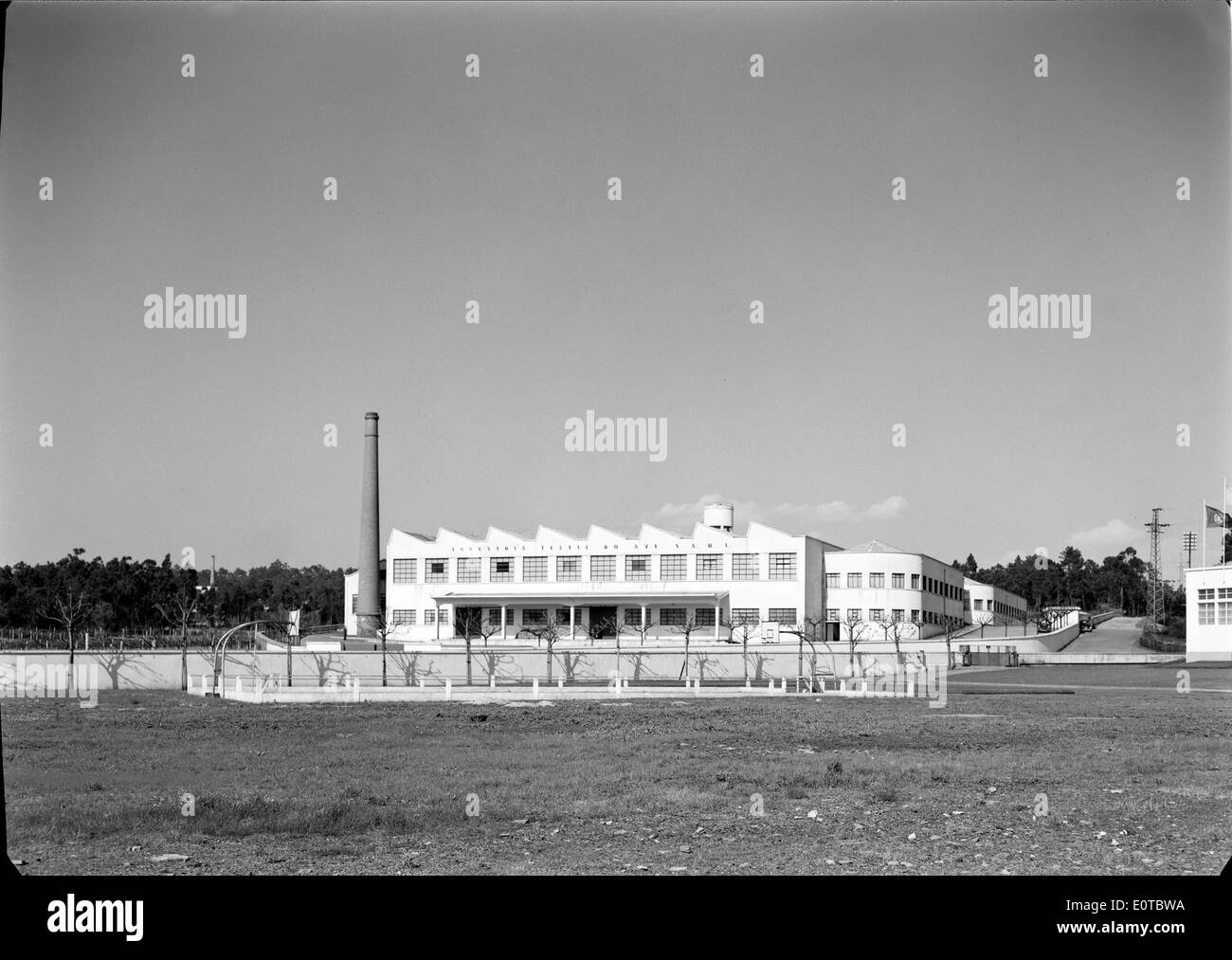 Indústria Têxtil Ave, Lousada, Portugal Stockfoto