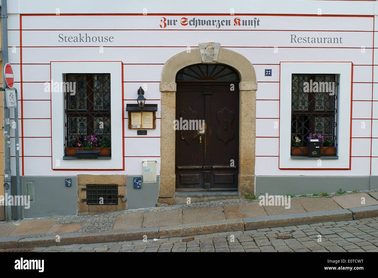 Europastadt Görlitz-Zgorzelec altes Haus Sachsen Lausitz Stockfoto