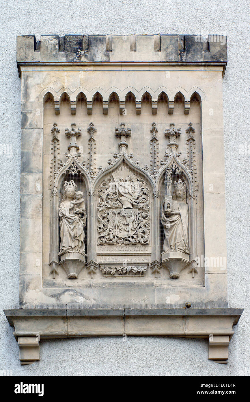 Europastadt Görlitz-Zgorzelec gotischen Skulptur Sachsen Lausitz Stockfoto