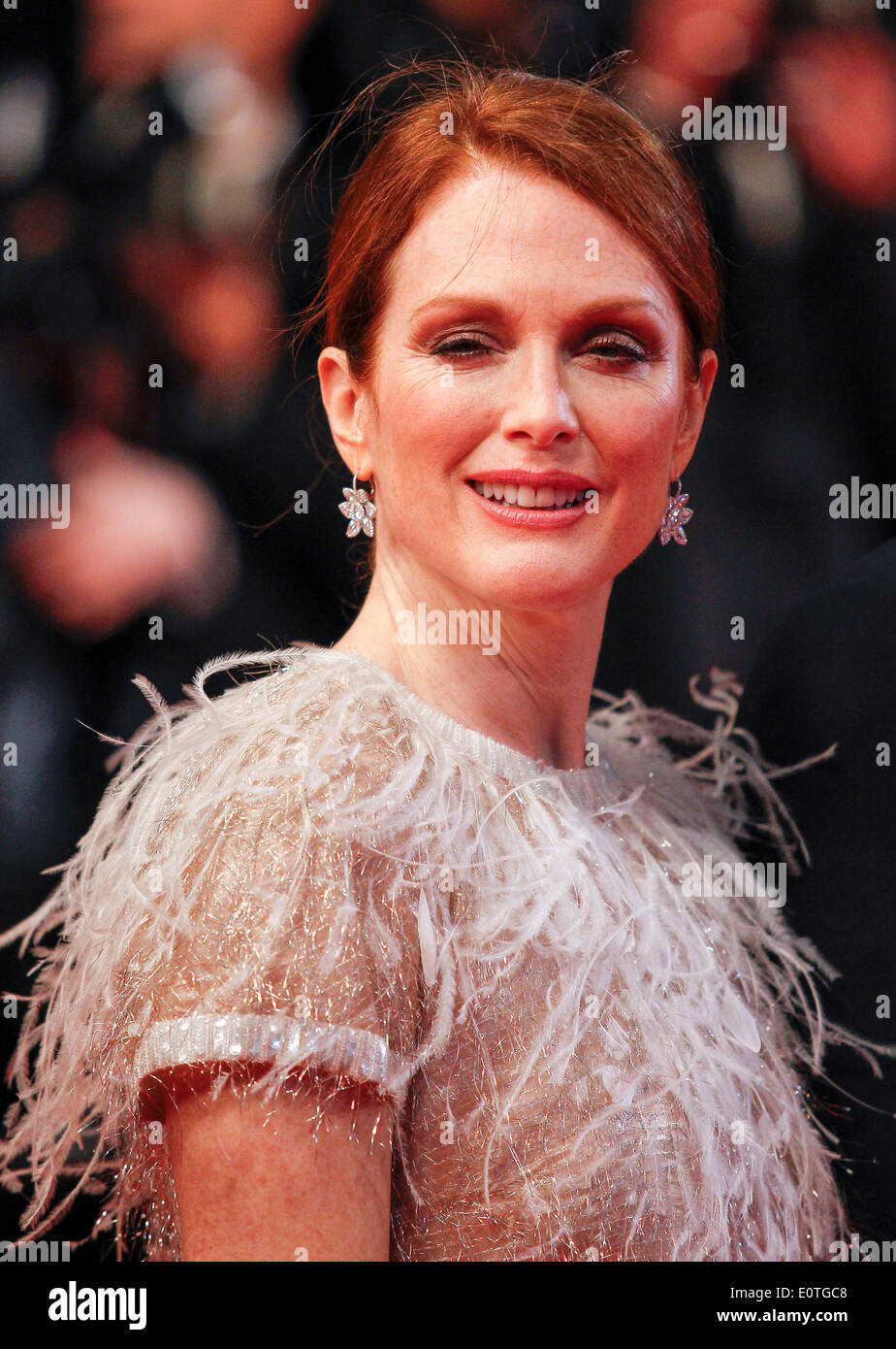 JULIANNE MOORE-KARTEN ZU DEN STERNEN. UA. 67. CANNES FILM-FESTIVAL CANNES Frankreich 19. Mai 2014 Stockfoto