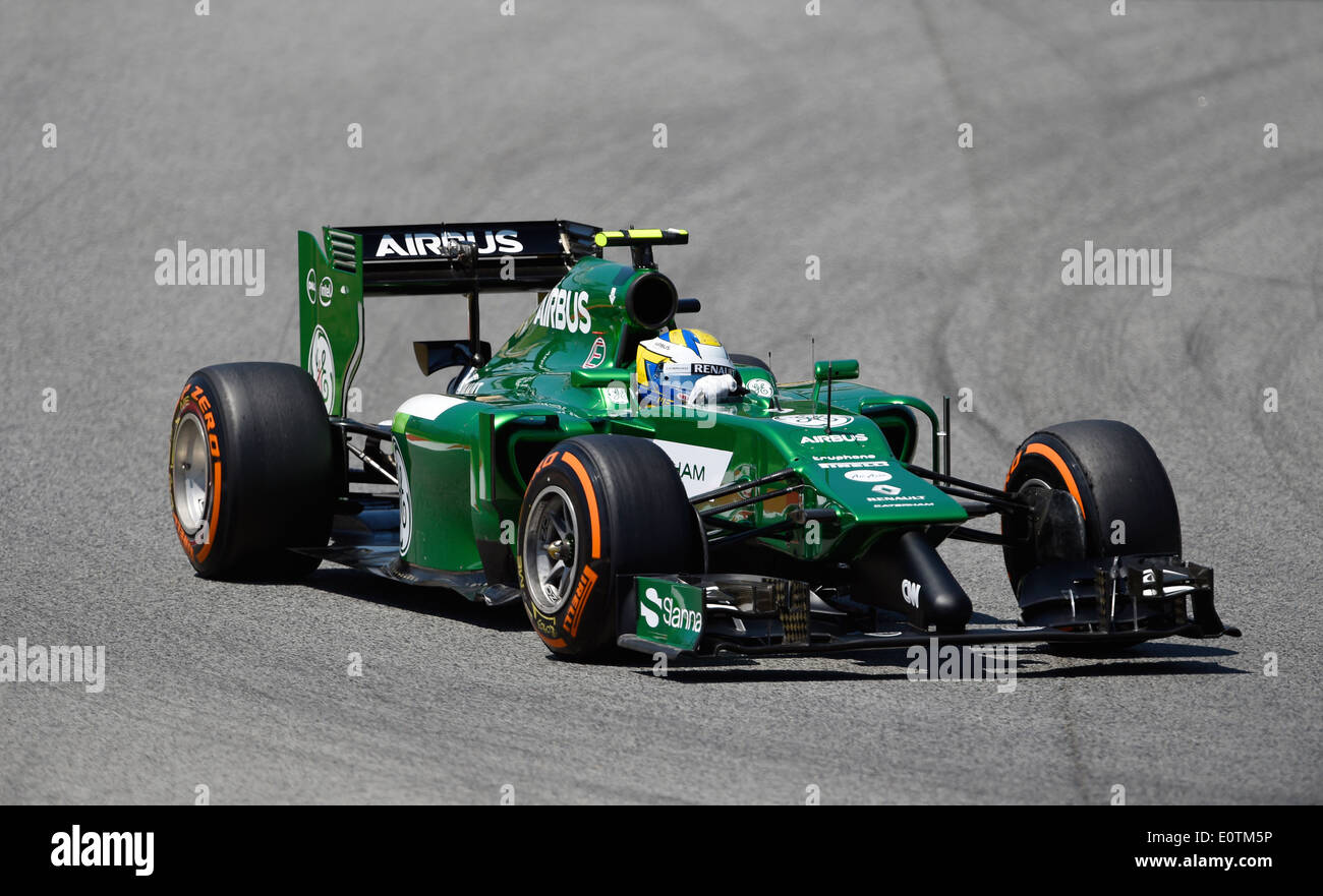 Formel 1 Grand Prix von Spanien 2014---Marcus Ericsson (SWE), Caterham CT05 Stockfoto
