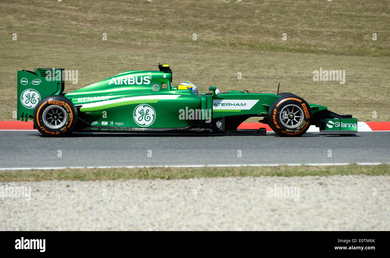 Formel 1 Grand Prix von Spanien 2014---Marcus Ericsson (SWE), Caterham CT05 Stockfoto