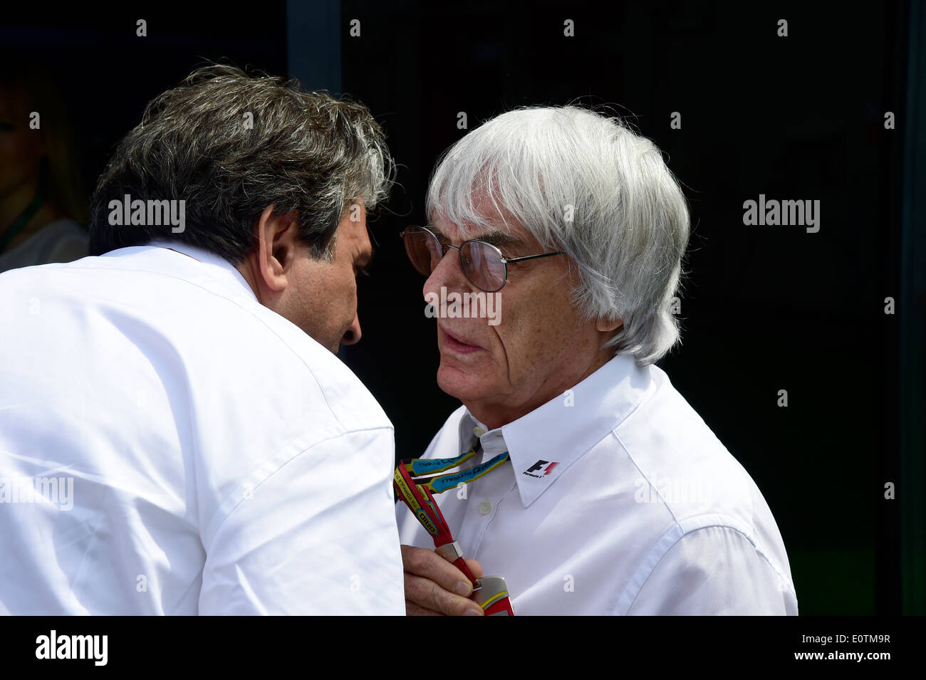 Formel 1 Grand Prix von Spanien 2014---Formel-1-Chef Bernie Ecclestone (GBR) Stockfoto