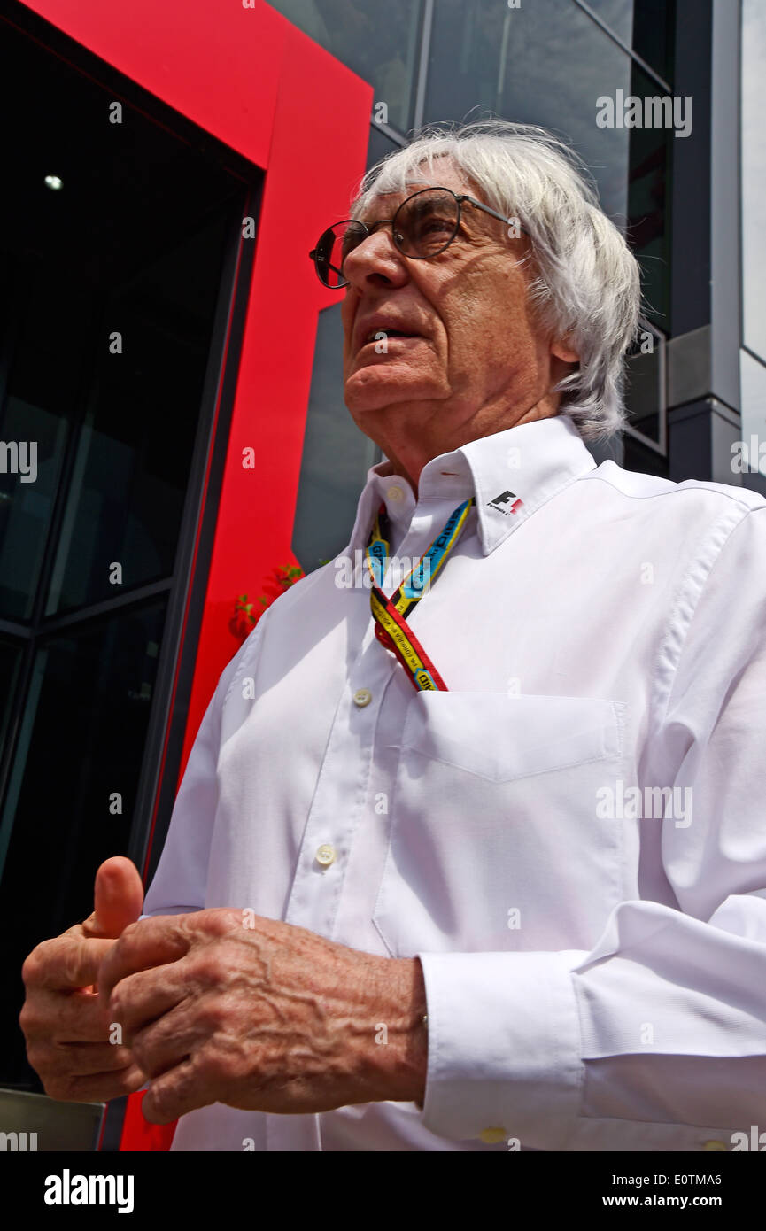 Formel 1 Grand Prix von Spanien 2014---Formel-1-Chef Bernie Ecclestone (GBR) Stockfoto