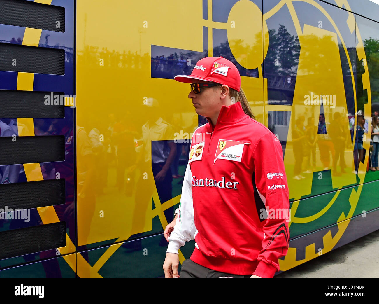 Formel 1 Grand Prix von Spanien 2014--Kimi Räikkönen (Räikkönen, Raeikkonen) (FIN), Ferrari, Stockfoto