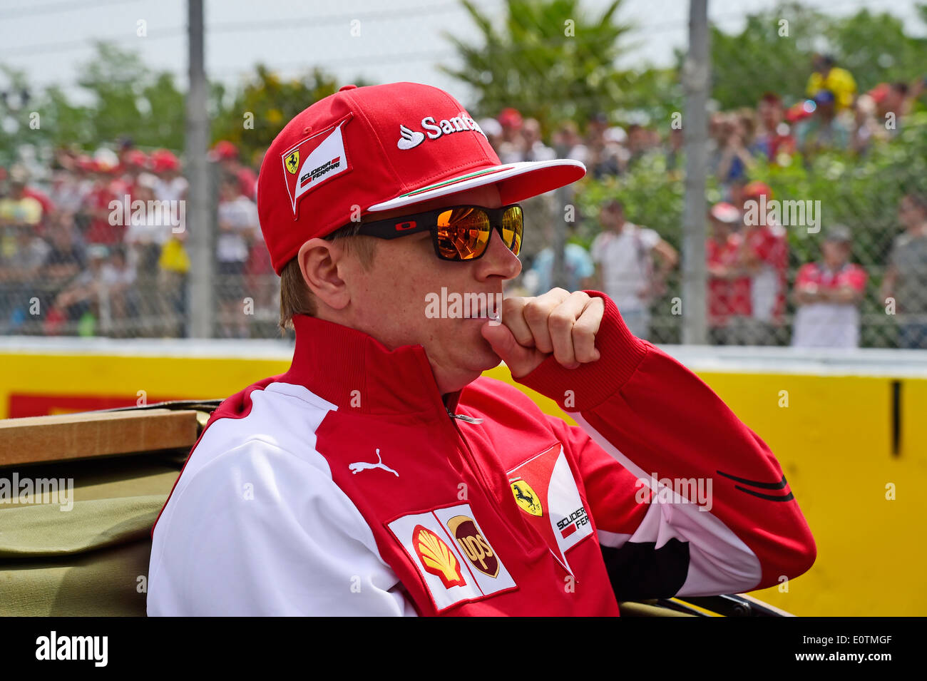 Formel 1 Grand Prix von Spanien 2014--Kimi Räikkönen (Räikkönen, Raeikkonen) (FIN), Ferrari, Stockfoto