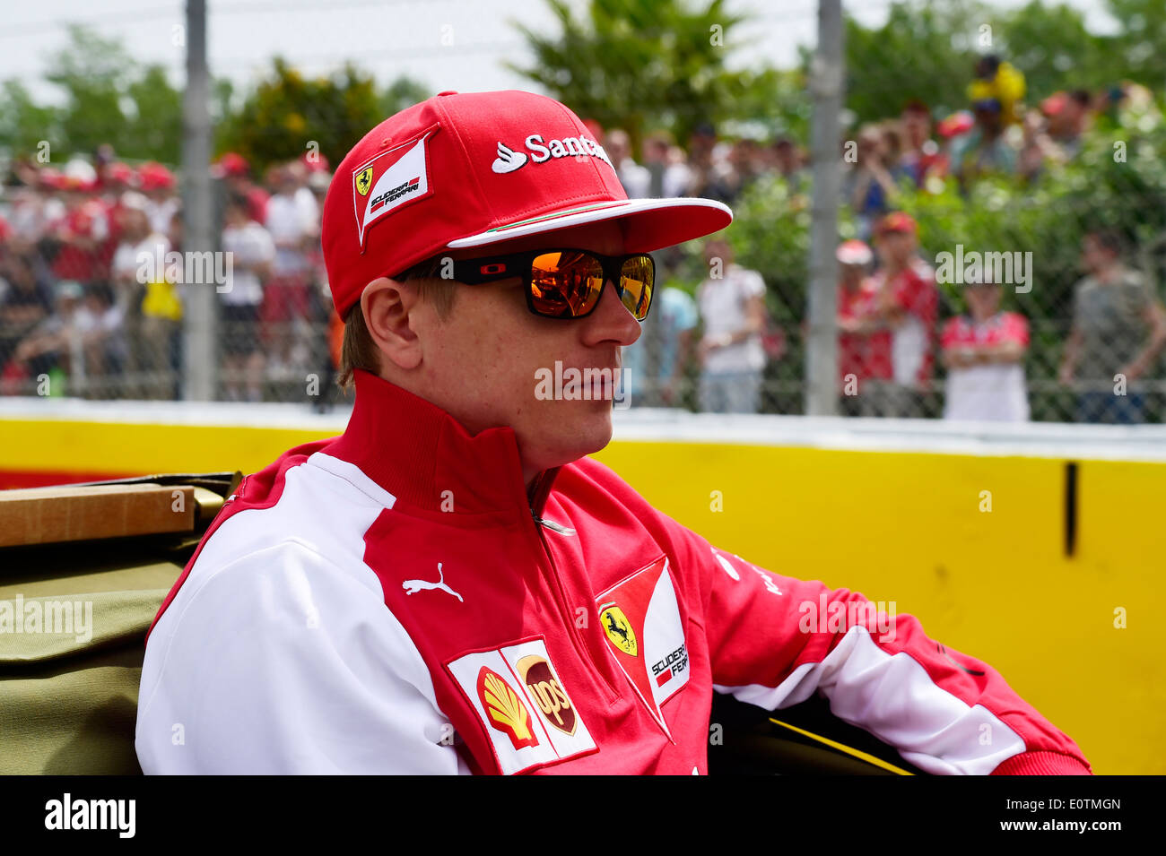 Formel 1 Grand Prix von Spanien 2014--Kimi Räikkönen (Räikkönen, Raeikkonen) (FIN), Ferrari, Stockfoto