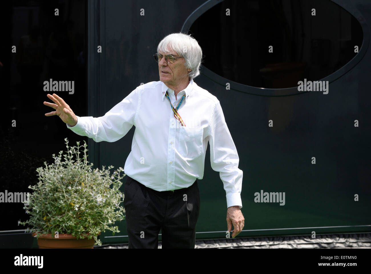 Formel 1 Grand Prix von Spanien 2014---Formel-1-Chef Bernie Ecclestone (GBR) Stockfoto
