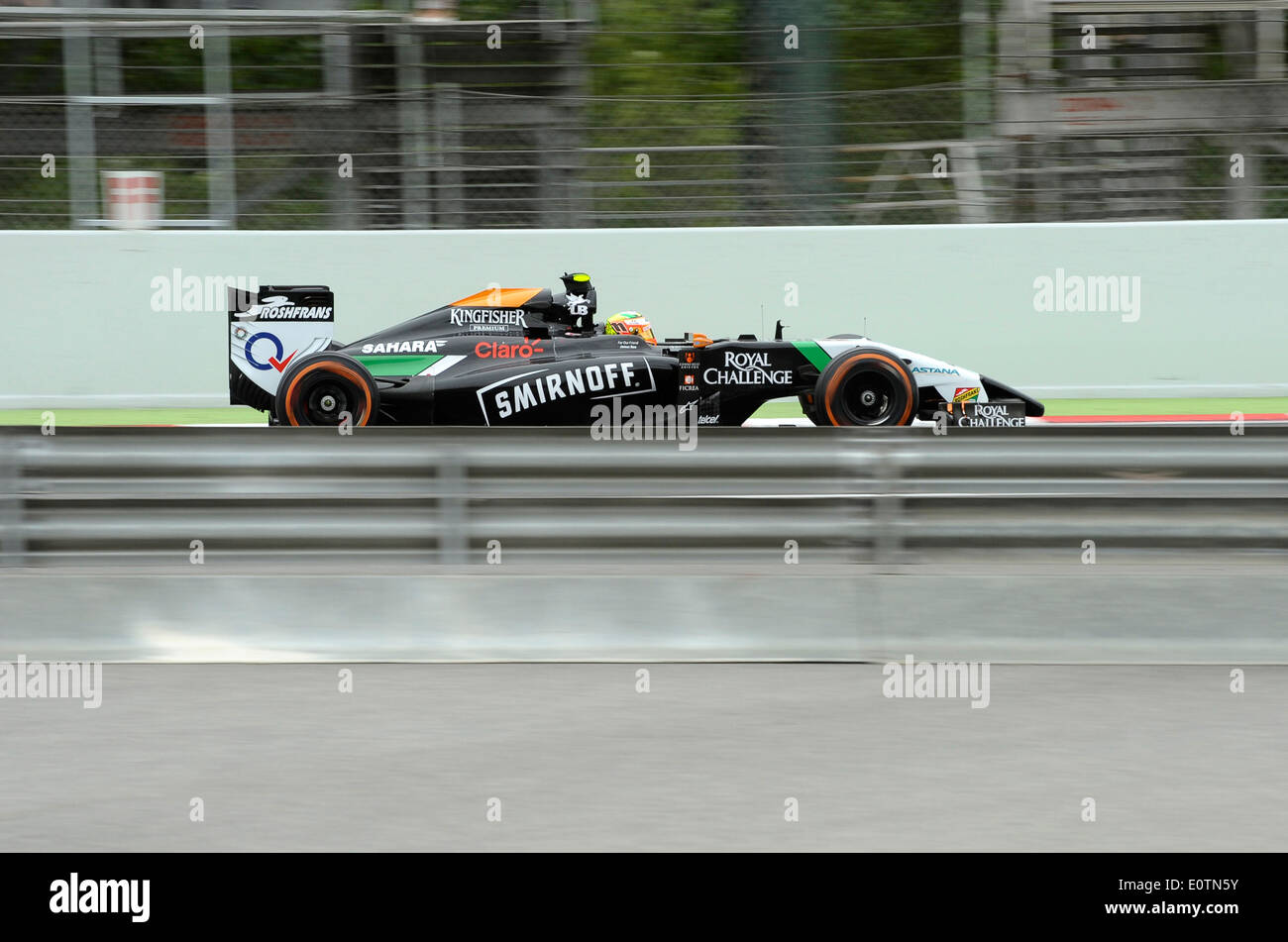 Formel 1 Grand Prix von Spanien 2014---Esteban Gutierrez (MEX), Sauber C33 Stockfoto