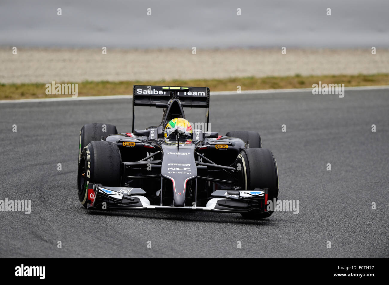 Formel 1 Grand Prix von Spanien 2014---Esteban Gutierrez (MEX), Sauber C33 Stockfoto