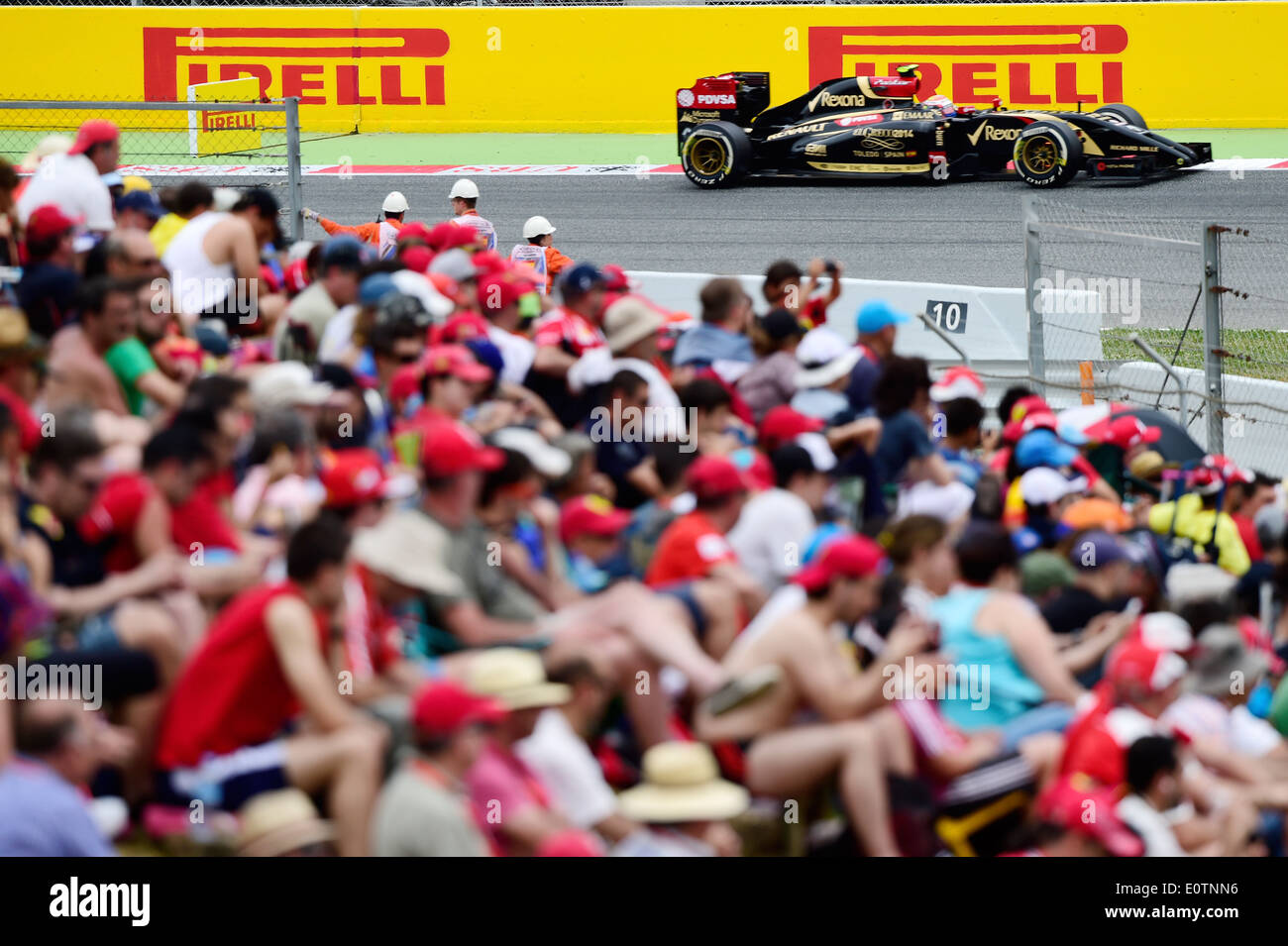 Formel 1 Grand Prix von Spanien 2014---Pastor Maldonado (VE) Lotus E22 Stockfoto