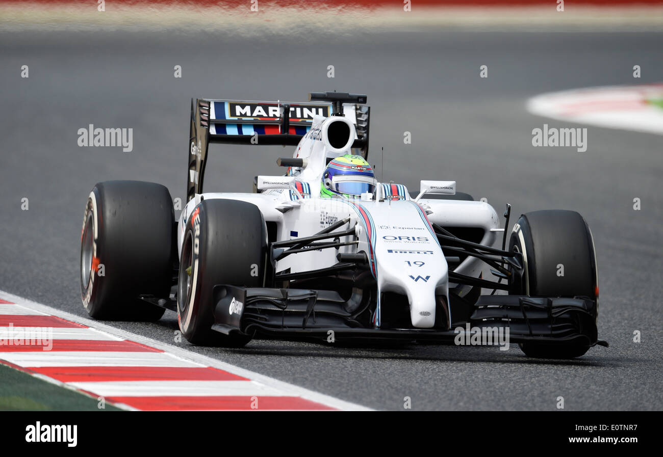 Formel 1 Grand Prix von Spanien 2014---Felipe Massa (BRA), Williams FW36 Stockfoto